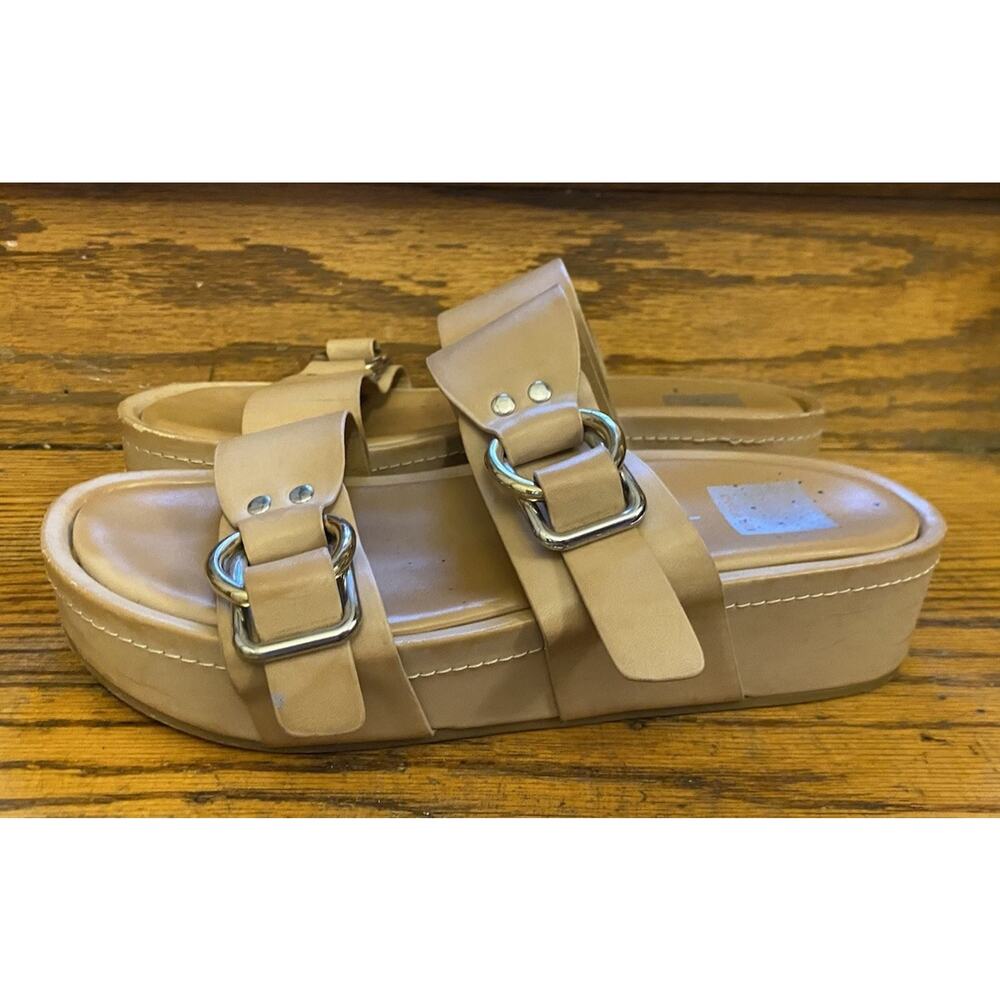 Dolce Vita Blush Slip On Sandals Women’s 9.5 Platform Shoes Adjustable Buckle - Picture 4 of 10